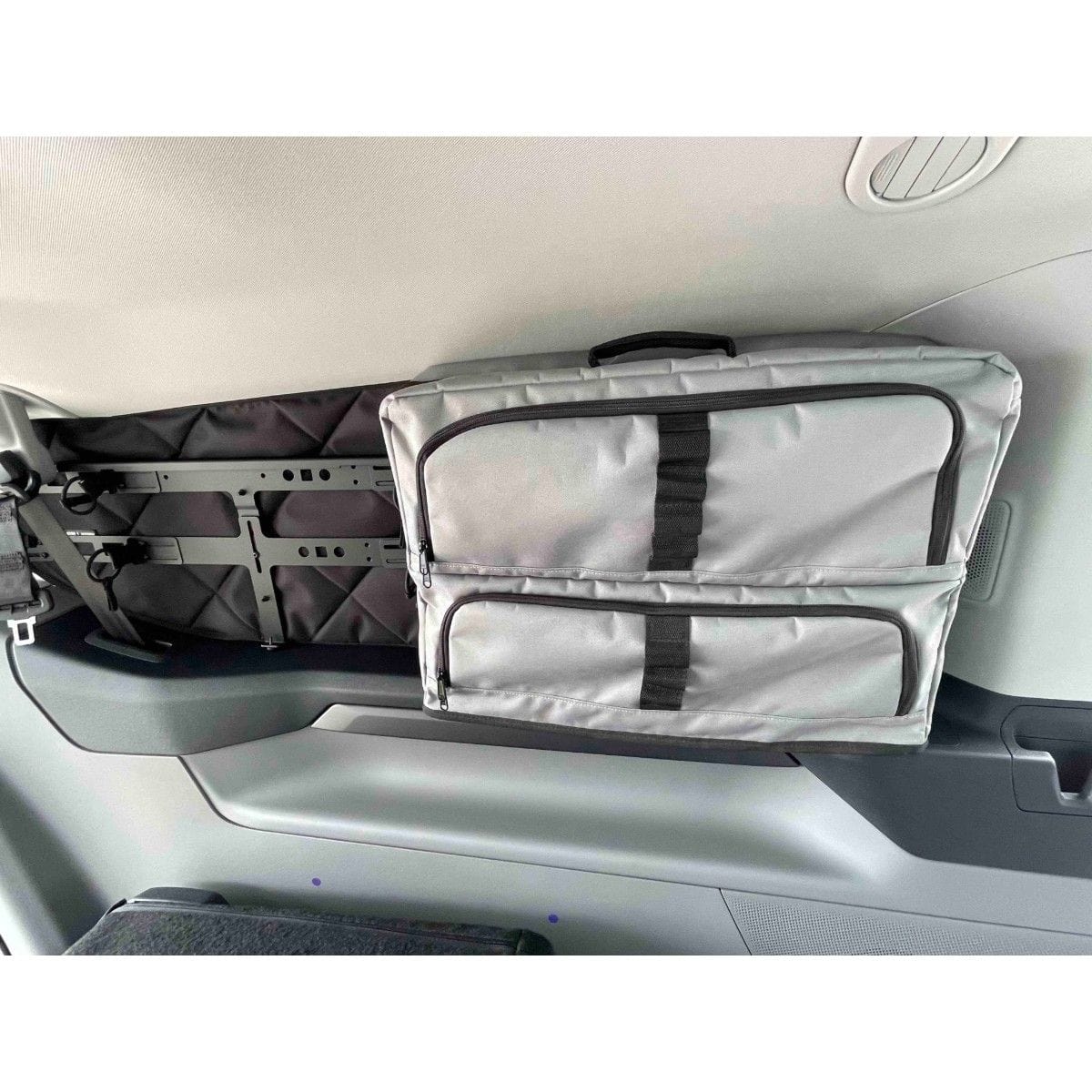Fenstertaschen-Set FELLEISEN 2x Fenstertaschen -V710 L2- fuer Ford Tourneo Custom V710 L2- Fahrerseite- Hellgrau- ohne Thermomatte TST 0102 40