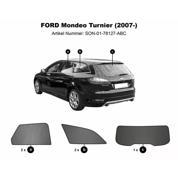 Sonniboy ClimAir Sonnenschutz Ford Mondeo Turnier 2007-2014