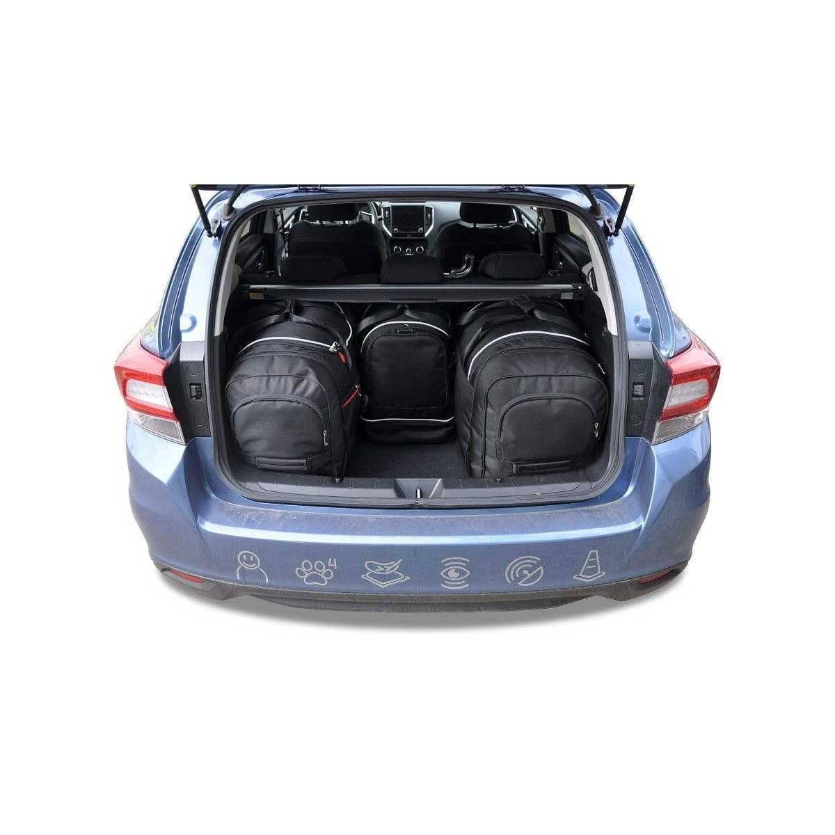 KJUST Kofferraum Taschen Set fuer SUBARU IMPREZA ab Bj. 2017 4er-Set - 7038026