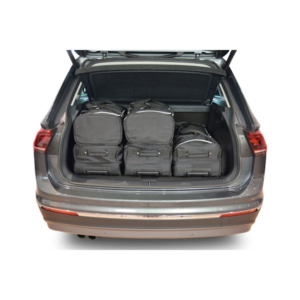 Car Bags V12601S VW Tiguan SUV Bj- 15-23 hoher Ladeboden - Reisetaschen Set- Auf Ihr Auto massgeschneidert- Das Original