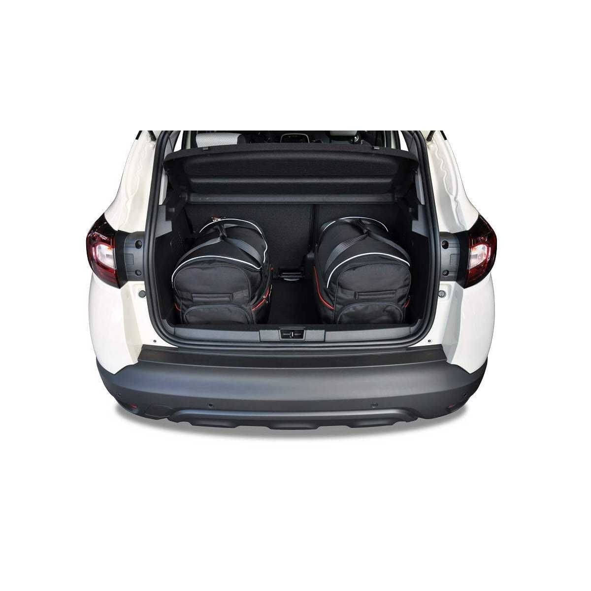 KJUST Kofferraum Taschen Set fuer RENAULT CAPTUR Bj. 2013-2019 3er-Set - 7034004