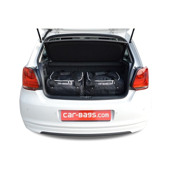 Car Bags V12501S VW Polo V -6R - 6C- Bj- 2009- Ladeboden Position oben - Reisetaschen Set -S- Auf Ihr Auto massgeschneidert- Das Original