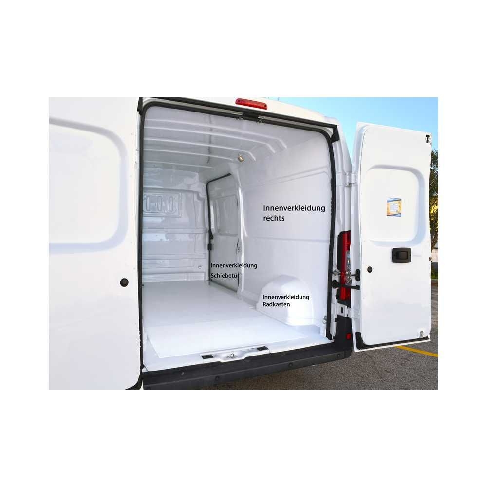 REIMO Innenverkleidung Cover Plus Fiat Ducato L2H2 ab Bj- 06- rechte Schiebetuer- Weiss- 1-tlg. - 400212