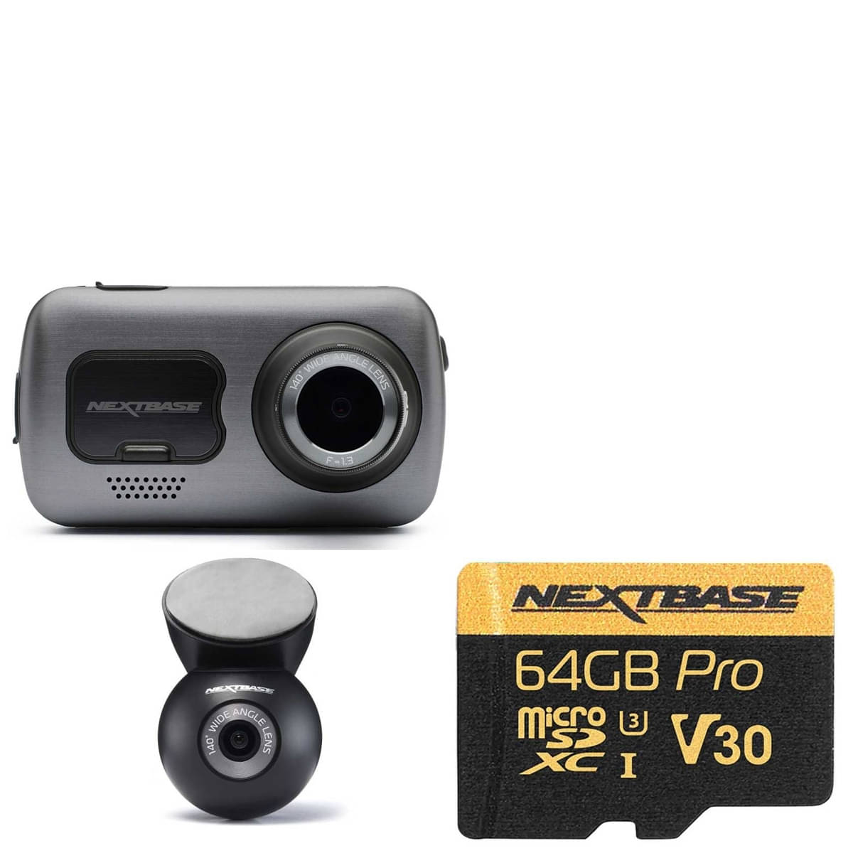NEXTBASE Serie 2 622GW DashCam und Heckscheibenkamera Starter-Set 1.0