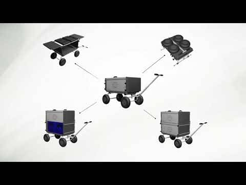 ECKLA Metamo Light Multifunktionsbollerwagen Luftreifen 75510