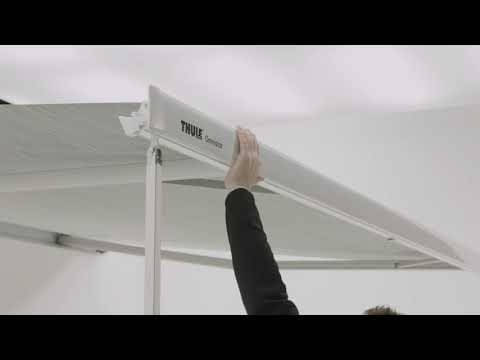 THULE Omnistor Markise 8000 Mystic grau 600 cm Gehäuse anthrazit inklusive 230V-Motor