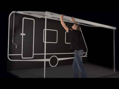 THULE Markise 5200 Mystic grau 300 cm Gehäuse anthrazit