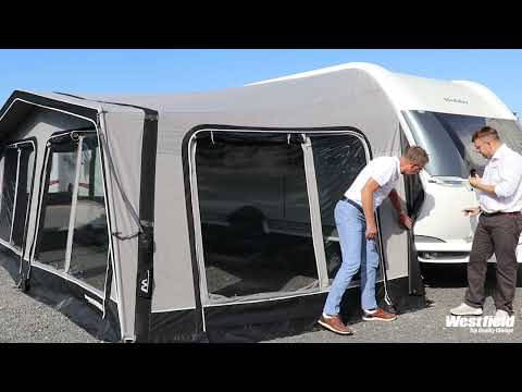 WESTFIELD Wohnwagen Luftvorzelt PLUTO XL 2.0 Gr. 9 Tiefe 300 cm 981 - 1015 cm