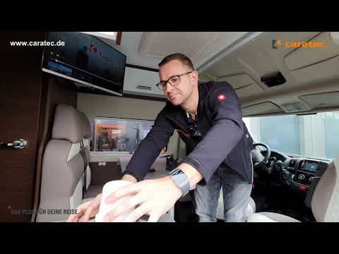 CARATEC Electronics CET300R Caravaning-Routerset mit weißer Rundantenne