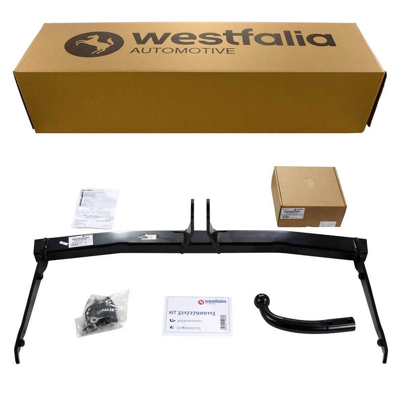 Pacco Gancio traino estr. Westfalia per VW Tiguan 07- & e-kit sp. a 13